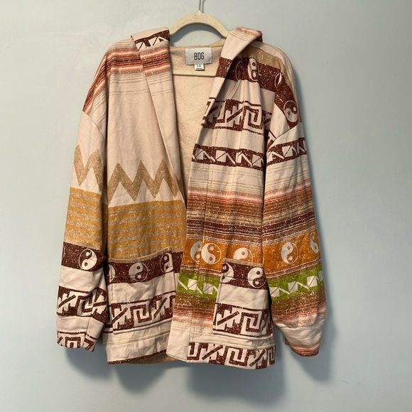 BDG Urban Outfitters open hooded cardigan - Picture 2 of 7